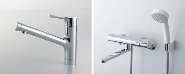 キッチン用・浴室用水栓金具 ４月発売