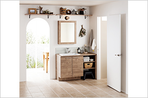 洗面化粧台ドレーナ　2月発売