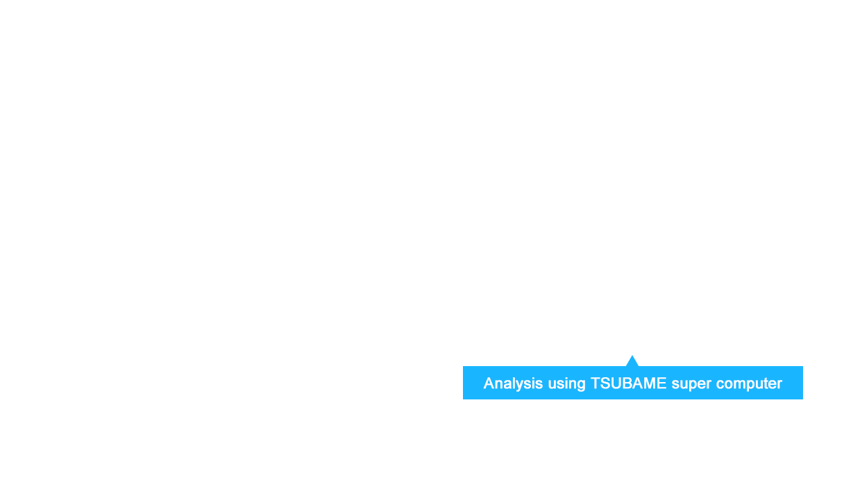 Analysis using TSUBAME super computer