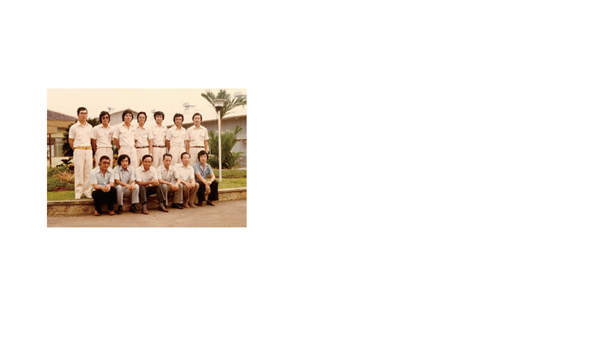 Japanese on-site team and plant construction team