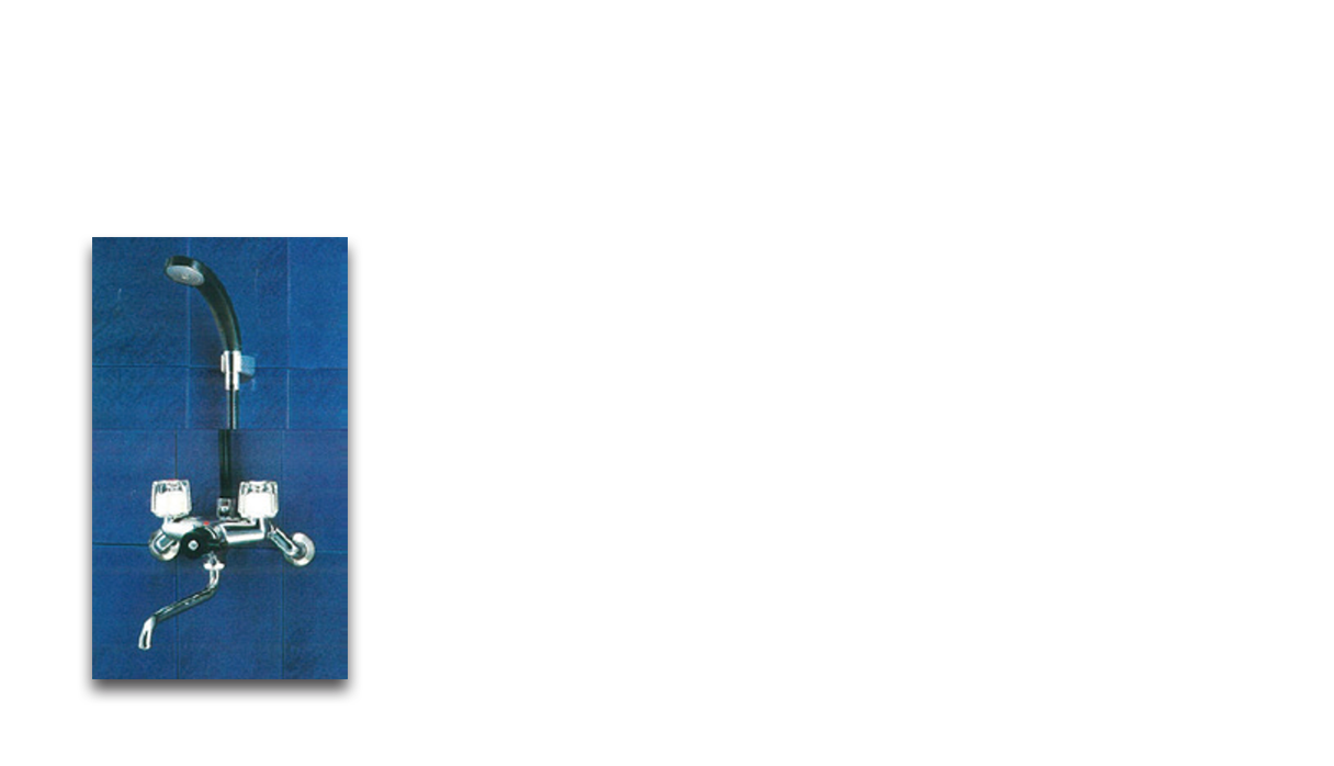 HS series TM115C two valve shower bath faucet