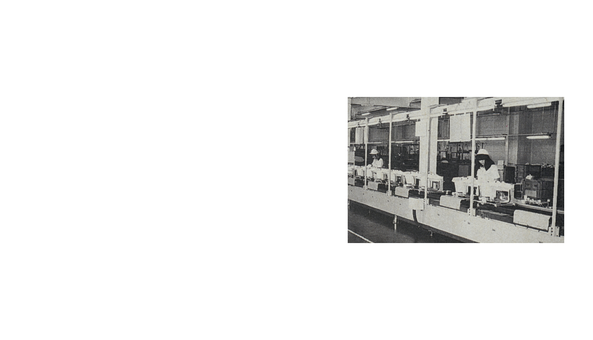 ウォシュレット®GⅢの量産体制が整備された小倉第二工場