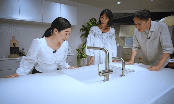 TOTOシステムキッチン「ザ・クラッソ」初めての体験で、その魅力を発見!