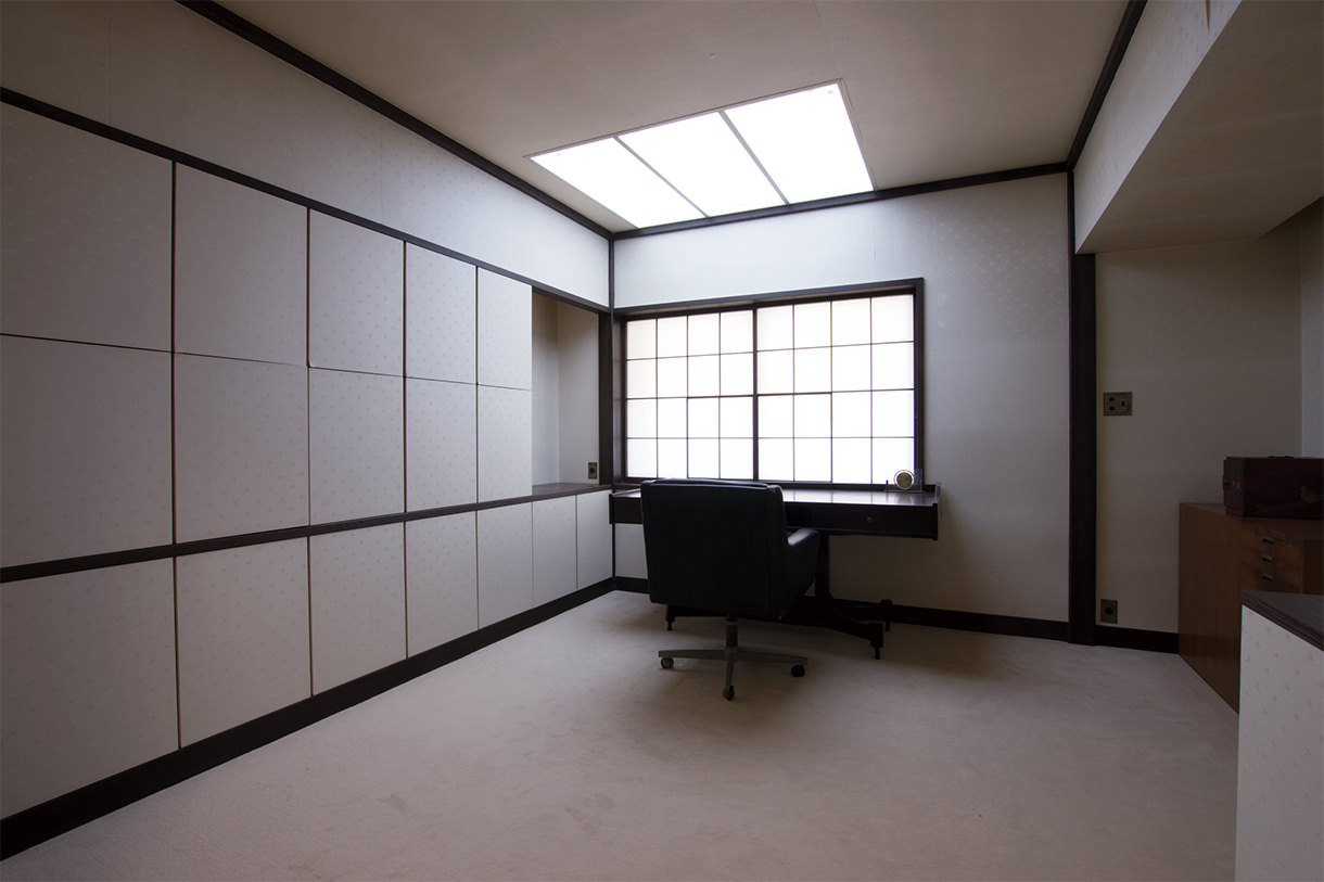 執筆のための書斎。写真/普後 均