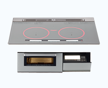 3口IHヒーターＰ(オールメタル・換気連動・ラクッキングリル・省エネナビ・ワイド)