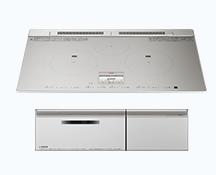 3口IHヒーターＨ(換気連動・ラク旨グリル・ワイド)