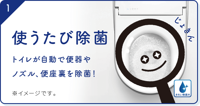使うたび除菌
