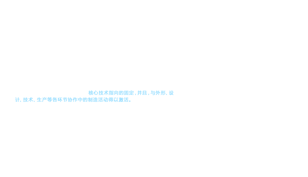 1990年，TOTO推出了“f系列”。种类丰富的花洒备受关注。在普通产品的“吐水技术”的基础上，还推出了给人以仿佛被瀑布冲刷般体验的“瀑布浴技术”等，适合不同场景的使用舒适、种类丰富的花洒商品。在厨房用水龙头方面，研究了所有对象物最为合适的出水方式。在这个过程中诞生的是在冲洗汤勺时水也不会四处飞溅的“轻柔吐水技术”。之后，这项技术逐渐成为业界标准。对于适合淋浴、厨房、洗脸化妆台的各种出水方式不断追求，从而诞生的“f系列”为水龙头事业部带来了巨大成果。这就是核心技术指向的固定，并且，与外形、设计、技术、生产等各环节协作中的制造活动得以激活。