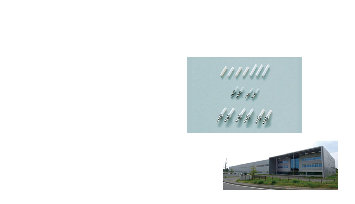 光纤套圈（连接光纤的零部件） 停止运营的富冈工厂