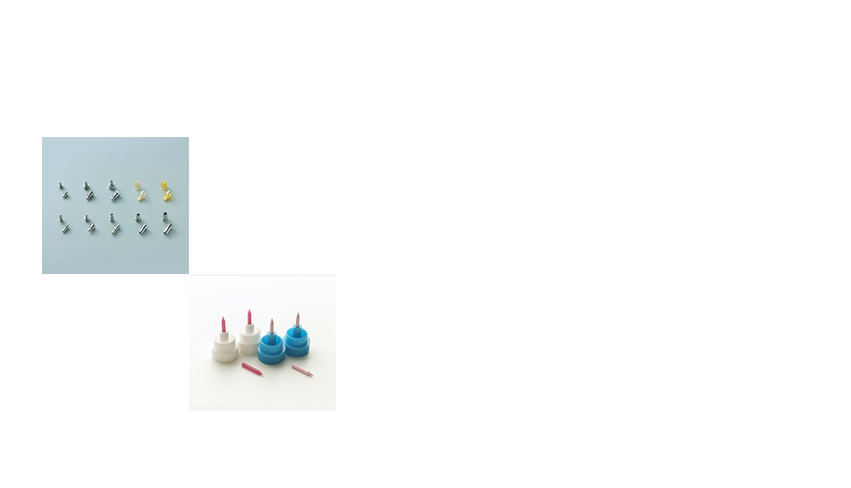 插座（将光半导体和光纤进行高精度对准的关键零部件） 陶瓷劈刀（Bonding Capillary）（用金线连接IC芯片和引线框时使用的工具）